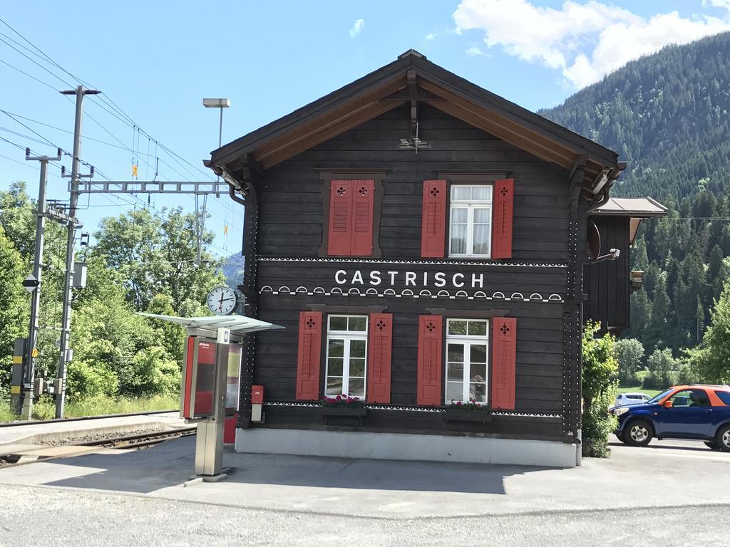 Ferienwohnung Laax Mit Traumblick, Grossem Balkon Und Terrasse Exterior photo