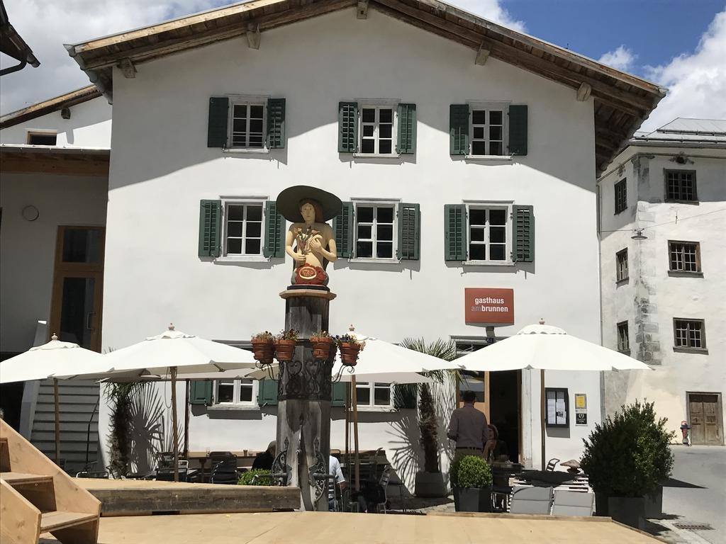 Ferienwohnung Laax Mit Traumblick, Grossem Balkon Und Terrasse Exterior photo