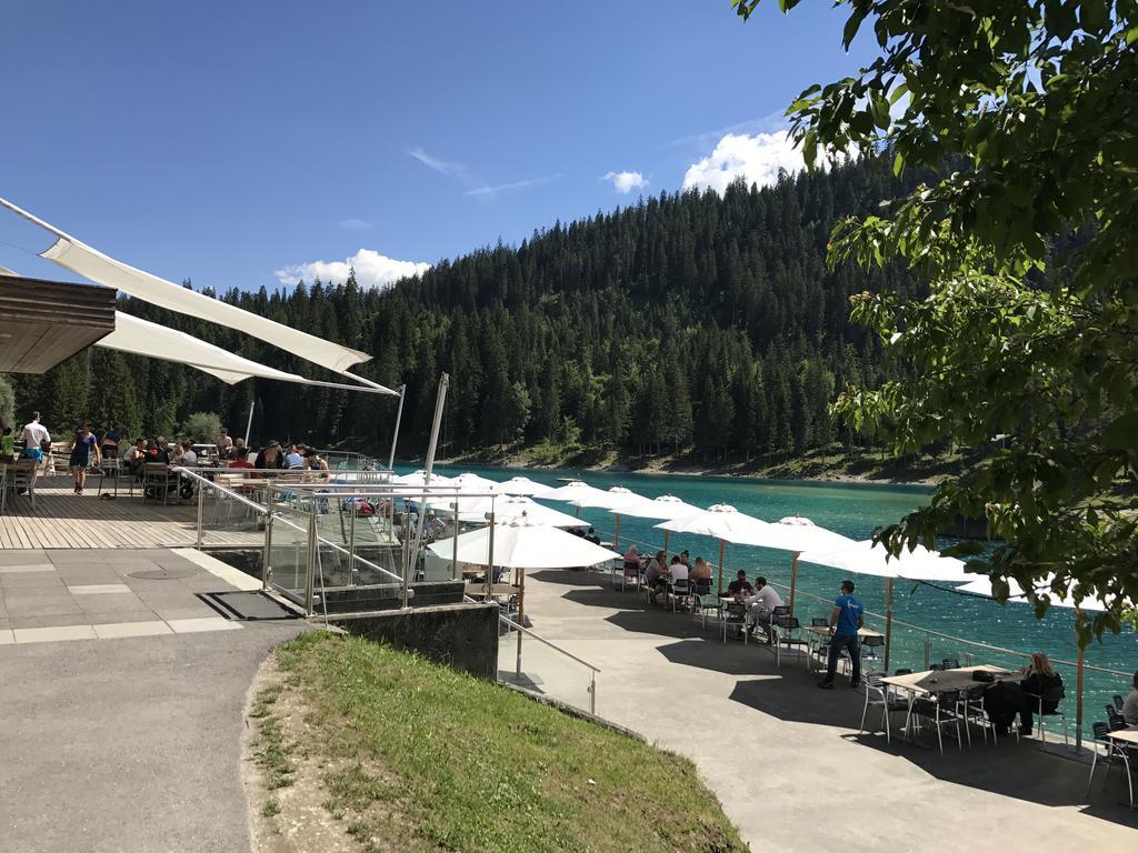 Ferienwohnung Laax Mit Traumblick, Grossem Balkon Und Terrasse Exterior photo