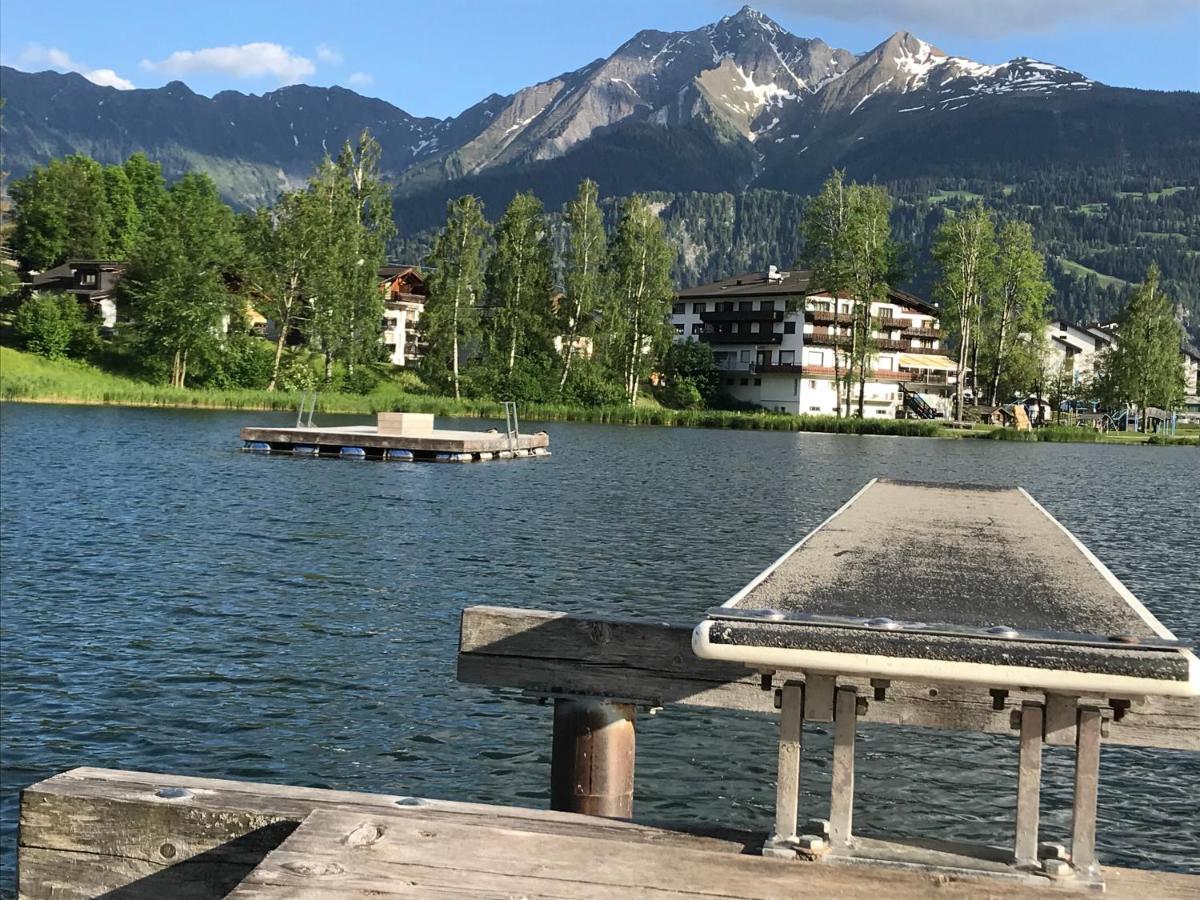 Ferienwohnung Laax Mit Traumblick, Grossem Balkon Und Terrasse Exterior photo